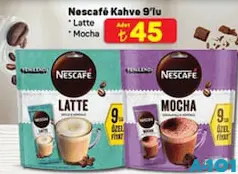 NESCAFE KAHVE 9'LU LATTE MOCHA